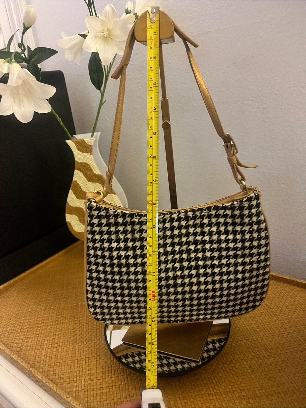Vintage 2001 Coach Boucle Girlie houndstooth E1K-8161 - Picture 9 of 17